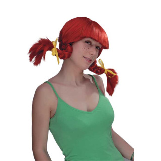 Pippi Longstocking Orange Wig with Braids | Alegro Athens
