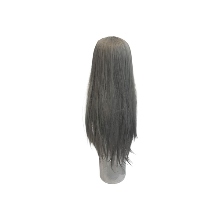 Cosplay Long 80cm Straight Gray Lace Front Wig | Alegro Athens