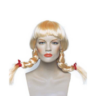 Pippi Longstocking Blonde Wig with Braids | Alegro Athens