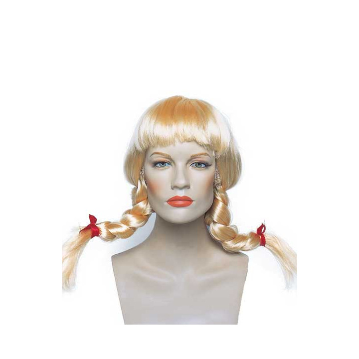 Pippi Longstocking Blonde Wig with Braids | Alegro Athens