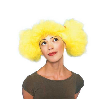 Lulu Voluminous Yellow Wig with Pigtails | Carnival | Alegro Athens