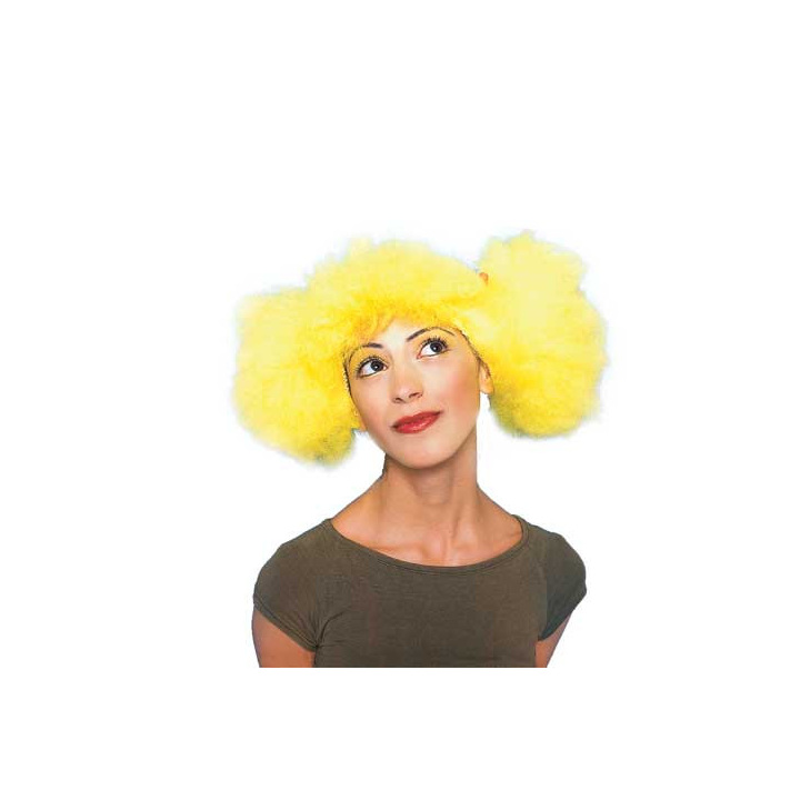 Lulu Voluminous Yellow Wig with Pigtails | Carnival | Alegro Athens