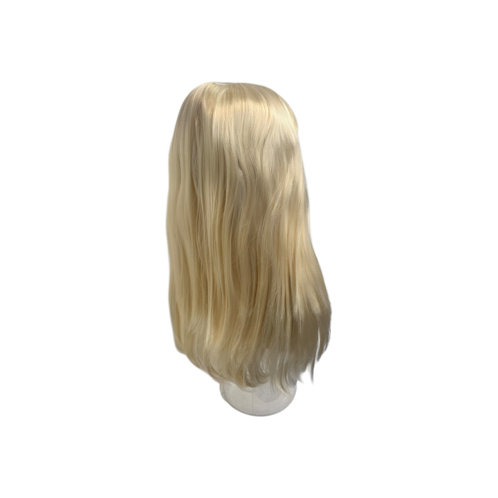 Ariadne Long Blonde Wig with Small Side Braids and Center Parting