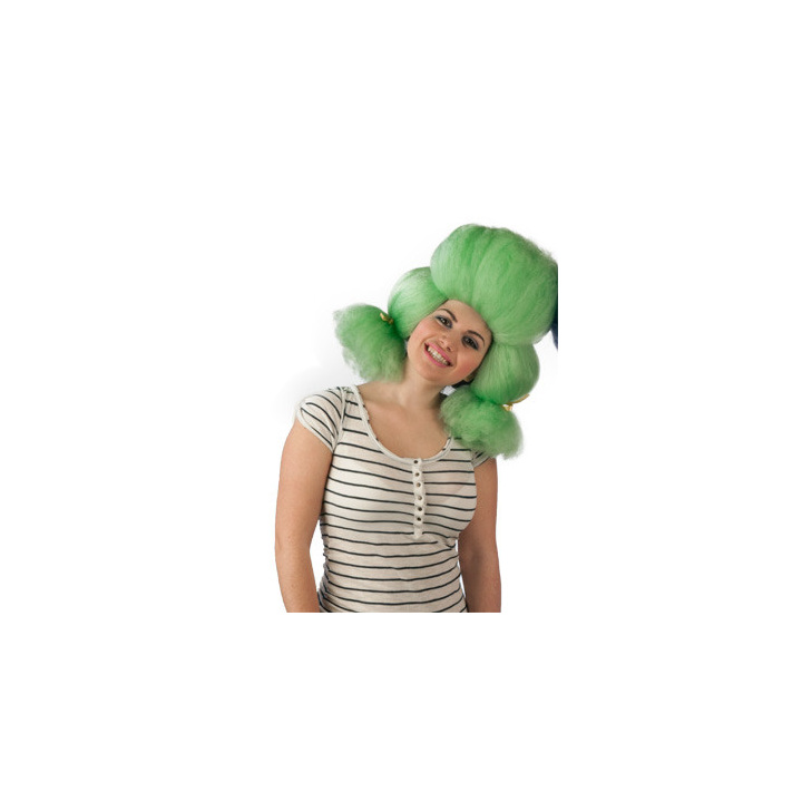 Poodles Voluminous Green Wig | Carnival & Party | Alegro Athens