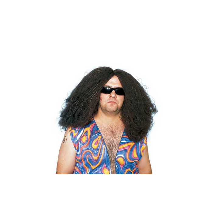 Περούκα Φρικιό Μακριά Σκούρα Καστανή | Απόκριες & Τρόμος | Alegro