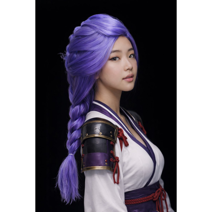 Ρουμι K-Pop Μωβ Περούκα Πλεξούδες | Idol Cosplay & Απόκριες | Alegro