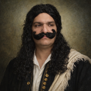 Athanasios Diakos Wig | 1821 Greek Revolution Hero | Alegro Athens