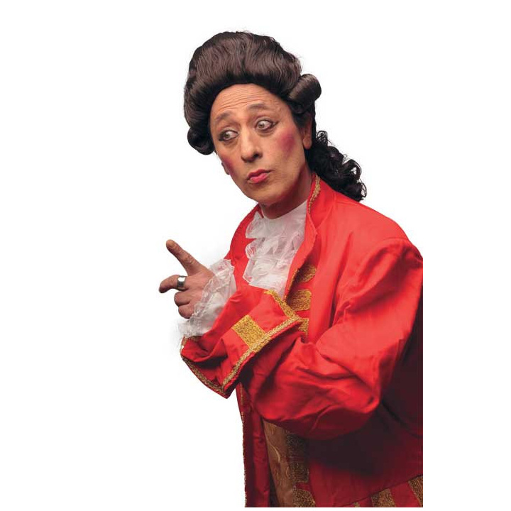 Marquis Brown Wig | Baroque Nobleman Costume | Alegro Athens