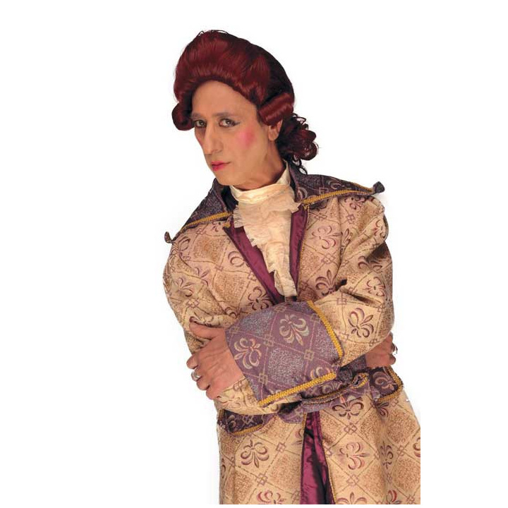 Marquis Auburn Wig | Baroque Nobleman Costume | Alegro Athens