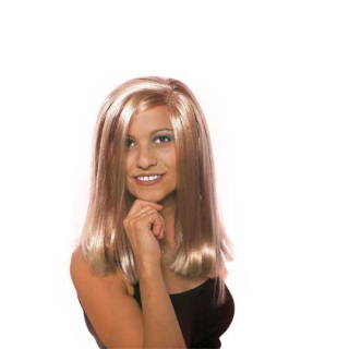 Ναταλία Μακριά Σκούρα Ξανθιά Περούκα με Χωρίστρα στο Πλάι