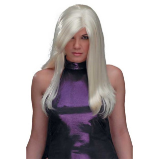 Αφροδίτη Μακριά Πλατινέ Ξανθιά Περούκα με Χωρίστρα στο Πλάι