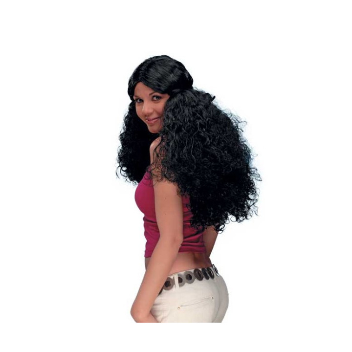LONG BLACK CURLY