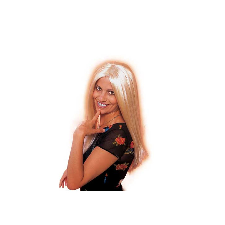 Sylvia Long Platinum Blonde Wig - Radiant and Luxurious for a Show-Stopping Presence