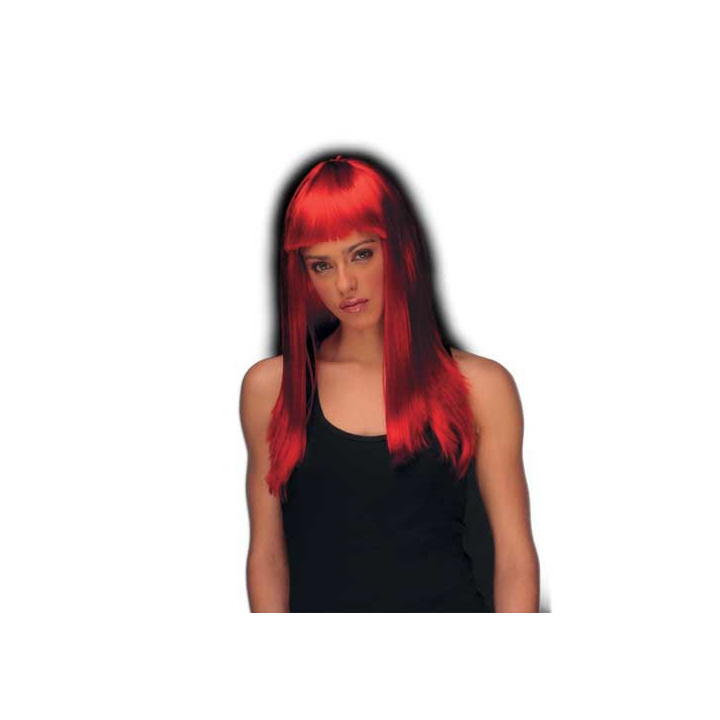 Xena Long Red Wig with Fringe | Handmade in Greece | Alegro Athens