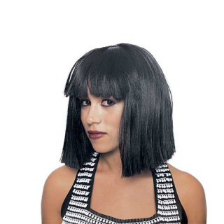 Cecilia Black Bob Wig with Fringe | 1920s & Retro | Alegro Athens