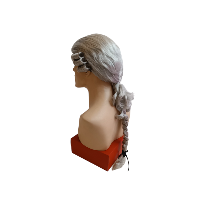 Ανδρική Γκρι Θεατρική Περούκα Μπαρόκ 17ου Αιώνα | Alegro Αθήνα