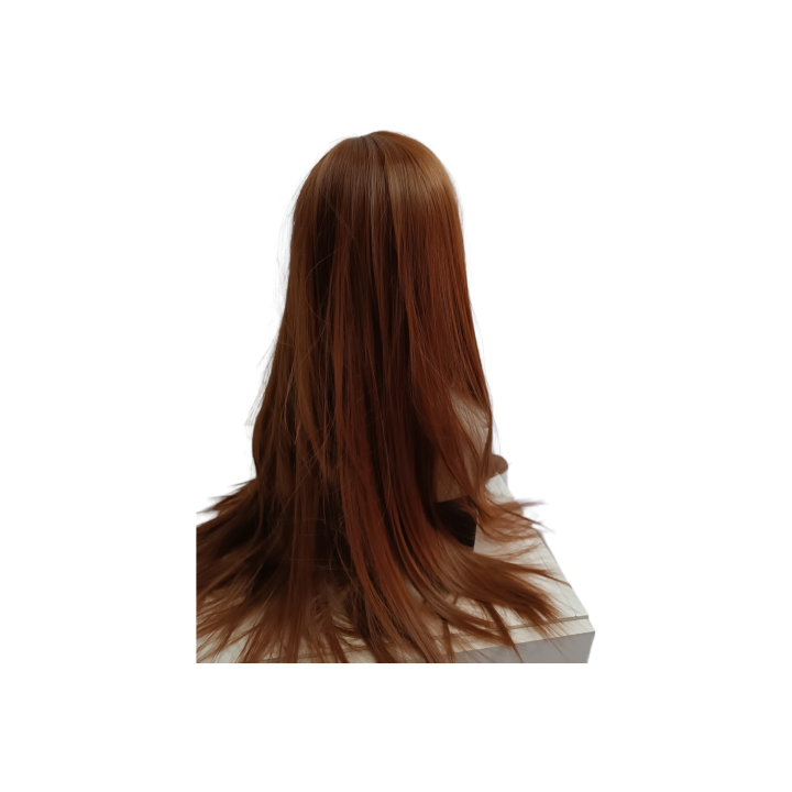 Μιράντα Μακριά Καστανή Lace Front Περούκα Φυσικής Εμφάνισης | Alegro