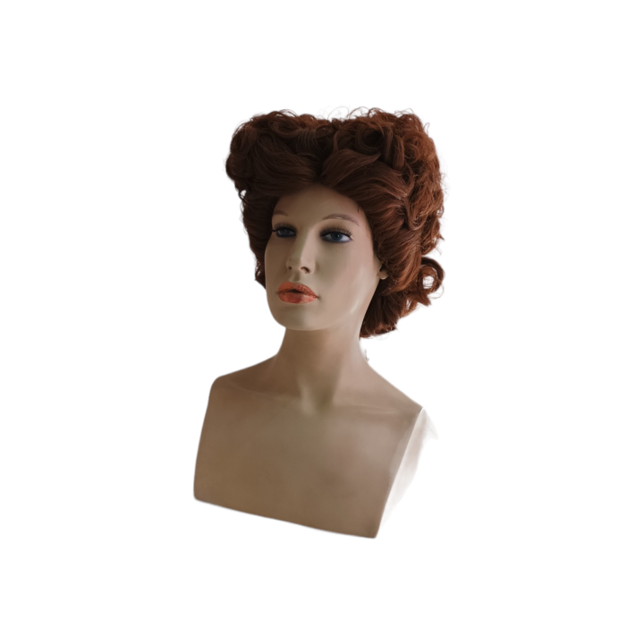 Elisabethan era reddish brown wig