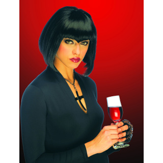 Short Gothic Black Bob Wig | Halloween & Carnival | Alegro Athens