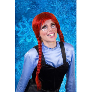 Anna red wig frozen