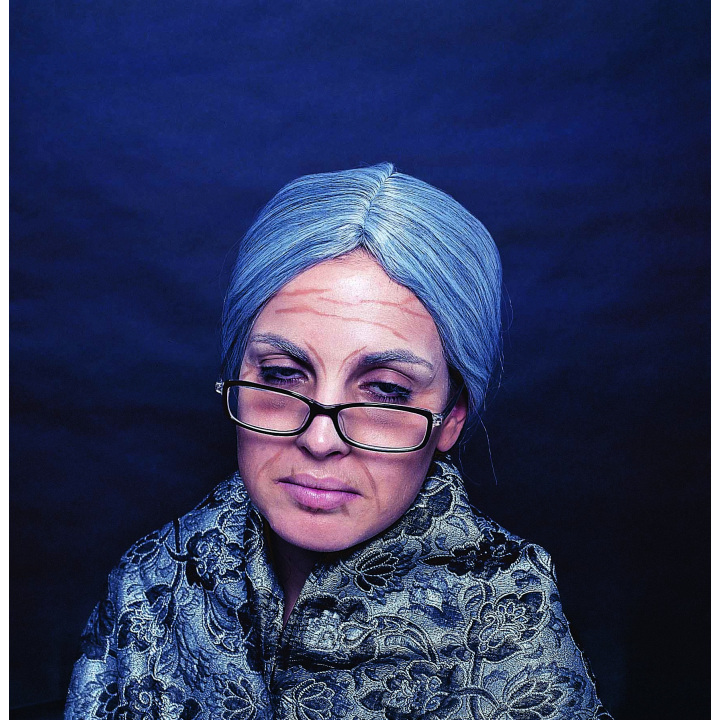 GRANNY grandmother&ampampamp039s gray wig