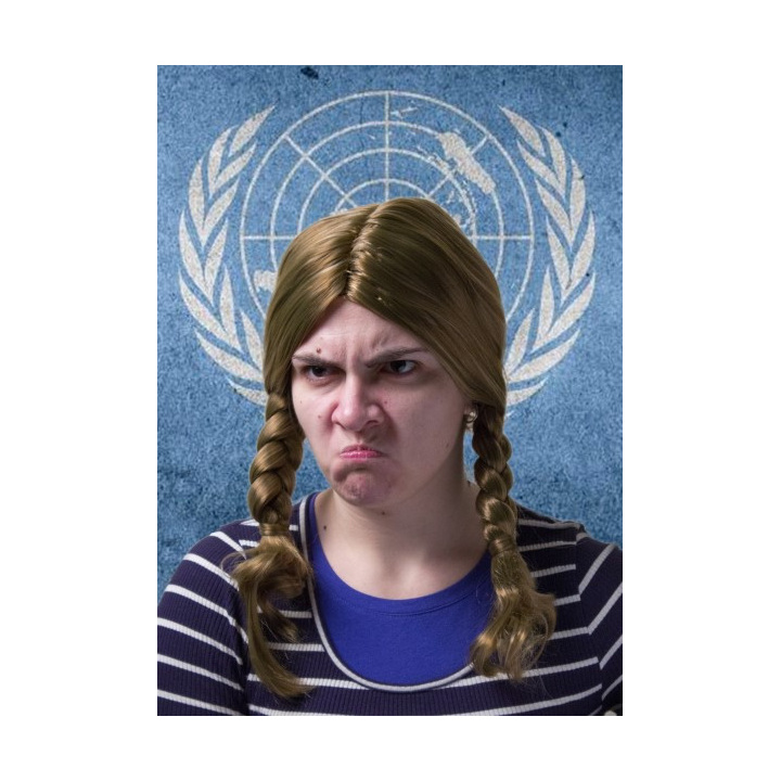 Greta Thunberg Blonde Braids Wig | Topical Costume | Alegro Athens