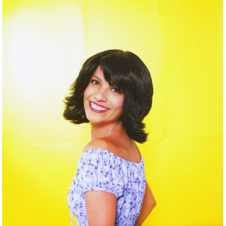 Lilian Short Black Wig | Character Costume | Alegro Athens