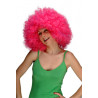 Pink Disco Curly Afro Wig