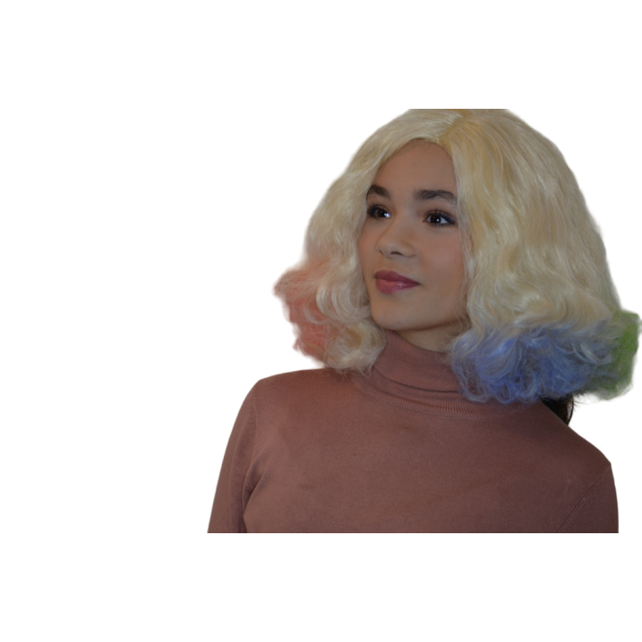 Enid Sinclair Colourful Wig from Wednesday | Alegro Athens