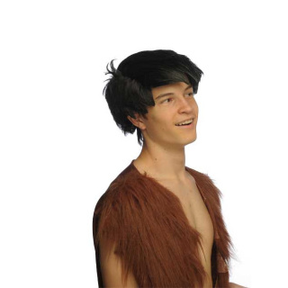 Fred Primitive Man Black Cosplay Wig | Flintstones Carnival | Alegro Athens