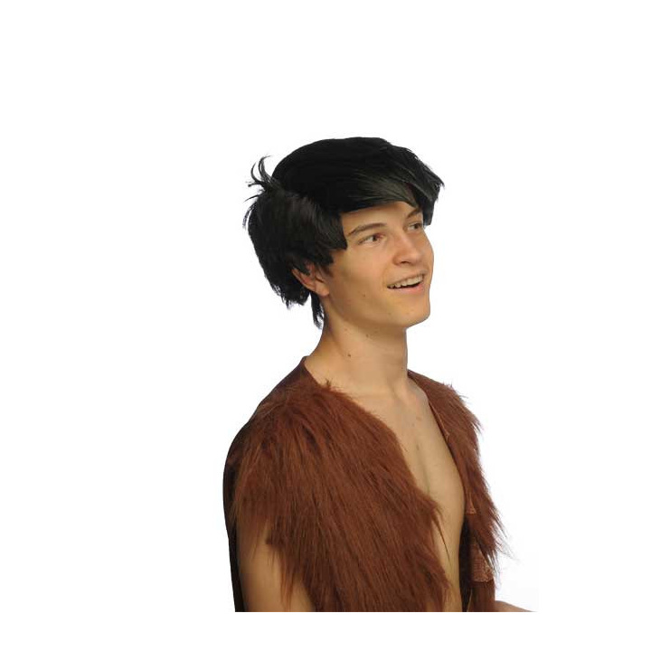 Fred Primitive Man Black Cosplay Wig | Flintstones Carnival | Alegro Athens