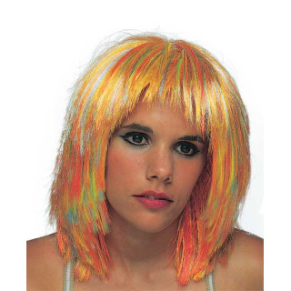 Πωλίν Μεσαία Τρίχρωμη Φιλαριστή Περούκα με Φράντζα