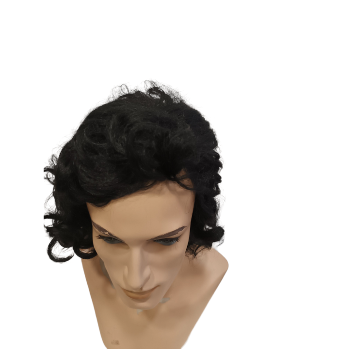 Che Guevara Black Men's Wig | Revolutionary Carnival Costume | Alegro Athens