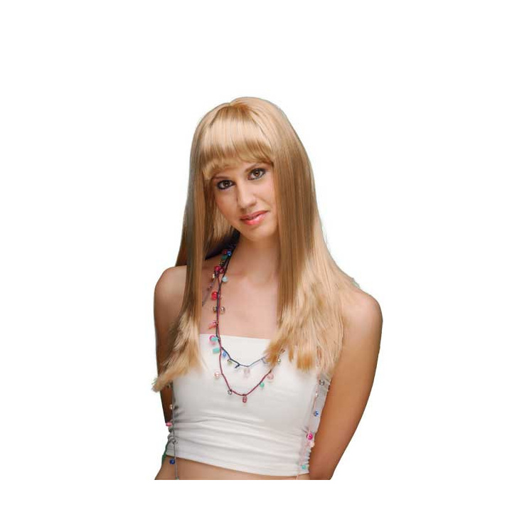 Σίσσυ Ξανθιά Μακριά Περούκα με Φράντζα | Alegro Αθήνα