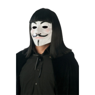 Anonymous Black Bob Cosplay Wig V for Vendetta | Halloween & Carnival | Alegro Athens