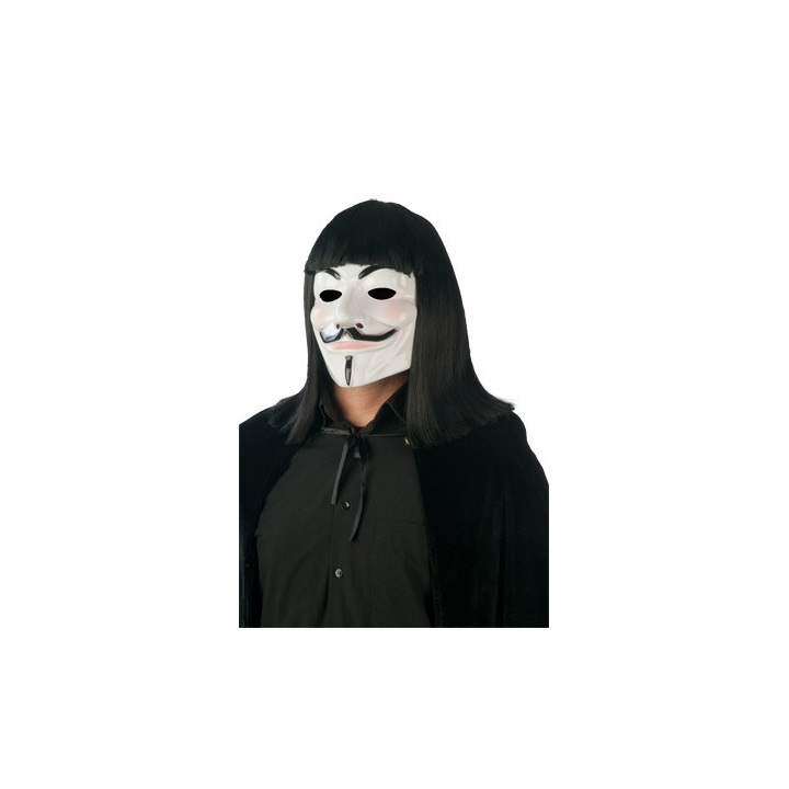 Anonymous Black Bob Cosplay Wig V for Vendetta | Halloween & Carnival | Alegro Athens