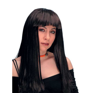 Περούκα ίσια μακριά με αφέλεια.