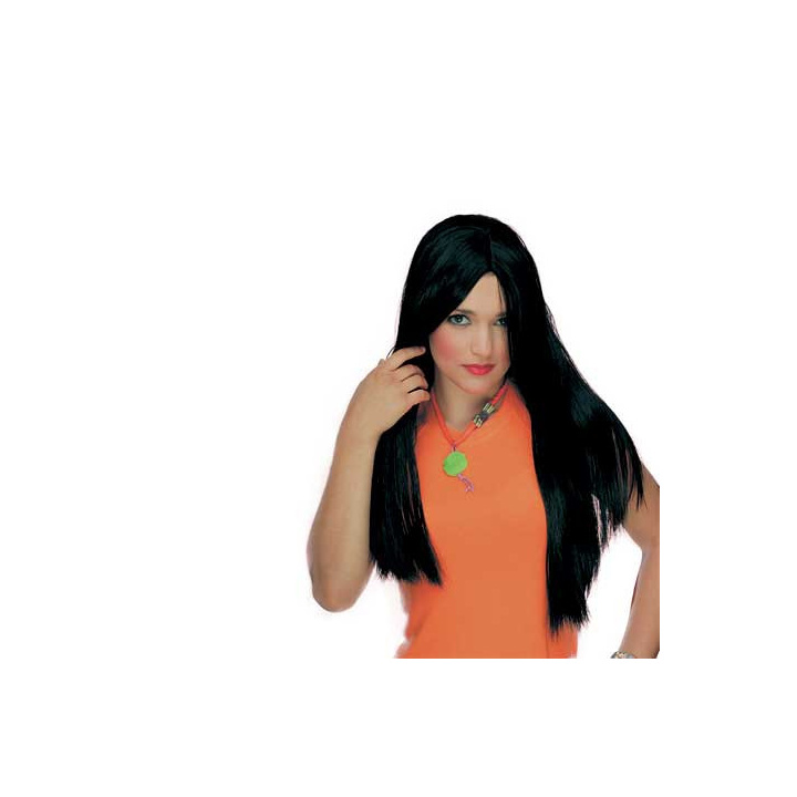 Sylvia Long Black Wig - Elegant, Flowing Tresses for Dramatic Flair
