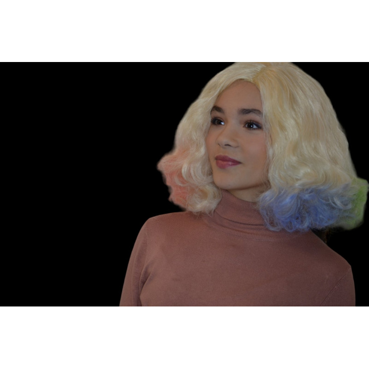 Enid Sinclair Colorful Wig | Wednesday Netflix Costume | Alegro Athens
