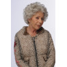 Stella Classic: Elegant Short Gray Wig natural looking modacrilic fiber short gray wig