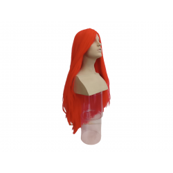 Jessica Red Long Straight Wig