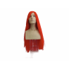 Jessica Red Long Straight Wig