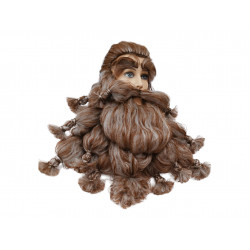 Stoick legendary  wig and beard and eyebrows costume cosplay set