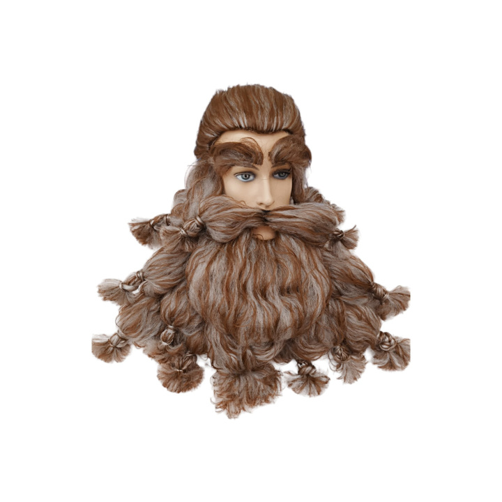 Στόικ Σετ Cosplay Περούκα Γενειάδα Φρύδια | How to Train Your Dragon | Alegro