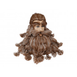 Stoick legendary  wig and beard and eyebrows costume cosplay set