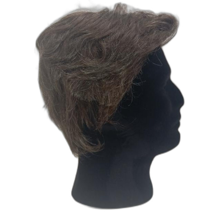 Black Styrofoam Male Wig Head Velvety Finish | Wig Display | Alegro Athens