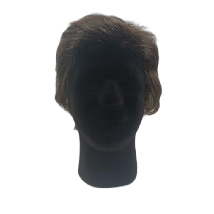 Μαύρο Ανδρικό Κεφάλι Βάσης Περούκας Φελιζόλ Βελούδινο | Alegro