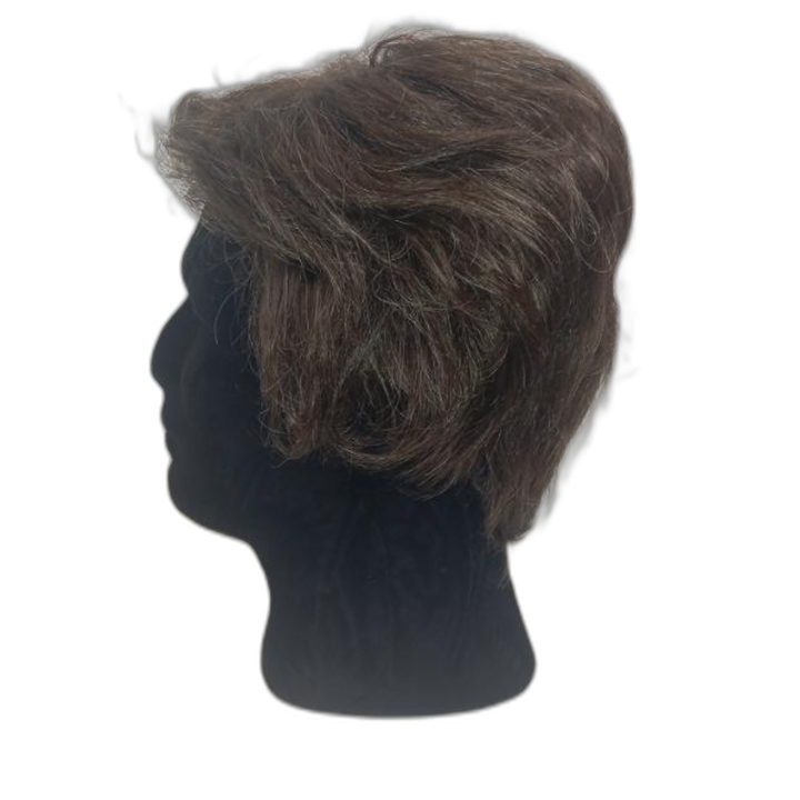 Black Styrofoam Male Short Head with Velvety Finish