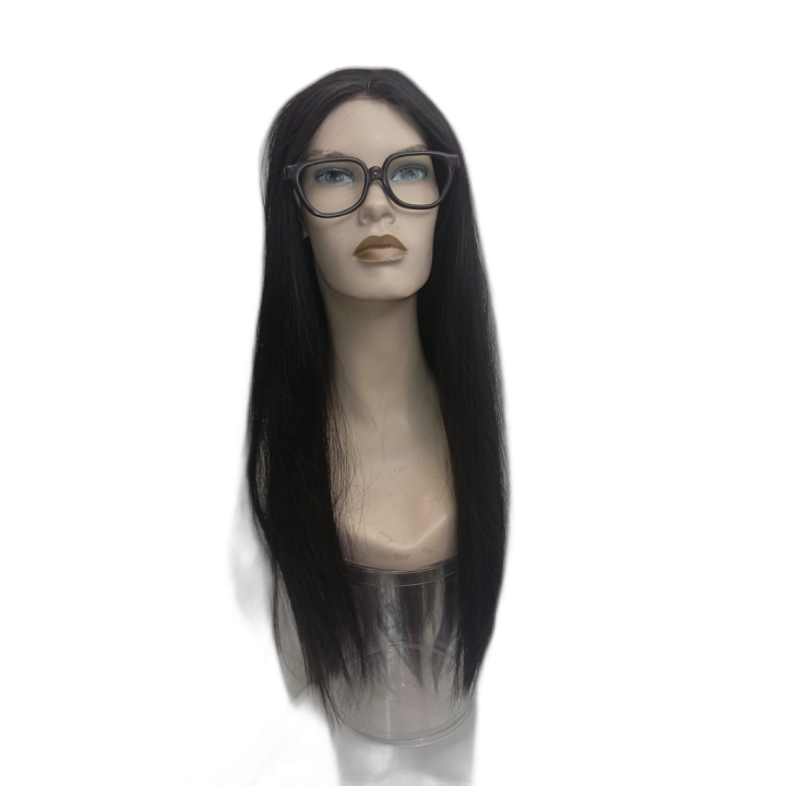 Nana Singer-Inspired Long Black Wig and Glasses Set | Carnival | Alegro Athens