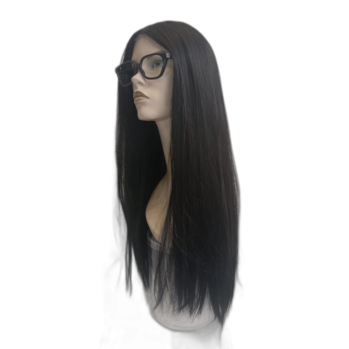 Nana Singer-Inspired Long Black Wig and Glasses Set | Carnival | Alegro Athens